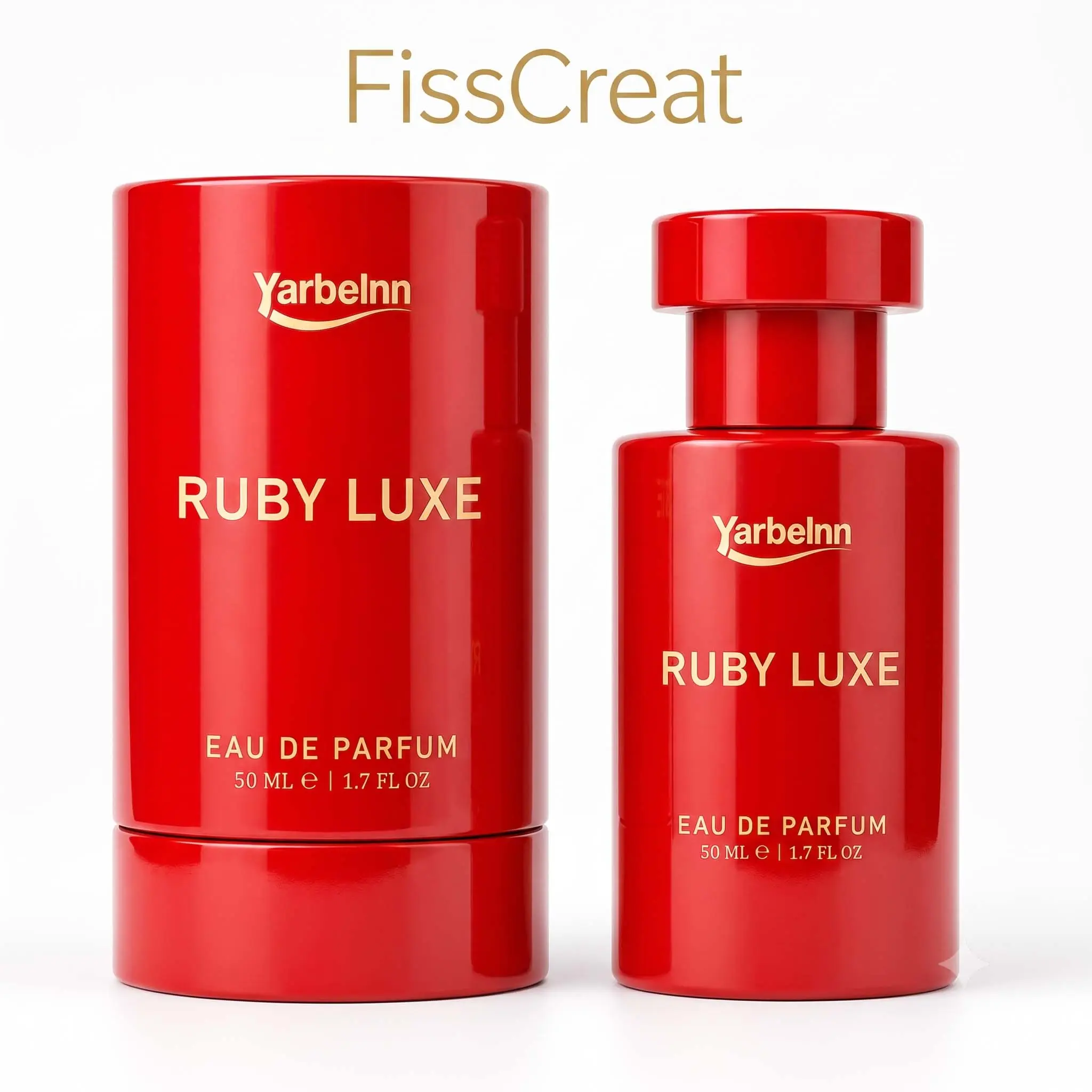 Ruby Luxe Eau de Parfum, 50ml Clean Girl Perfume for Women, Long-Lasting Scent for Smelling Good & Date Night with Floral, Citrus & Woody Notes of Rose, Peony & Sandalwood, Signature Scent, Women's Fragrance