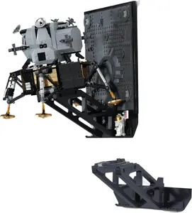 Wall Mount for Lego NASA Apollo 11 Lunar Lander 10266 – Display with Moon Surface & Astronaut Minifigures