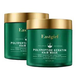 Eastgirl Polypeptide Keratin Deep Repair Hair Mask — Nourishing smoothing treatment for dry, frizzy, bleached/color-treated, damaged hair; reduces split ends and enhances silky shine; suitable for all hair types
