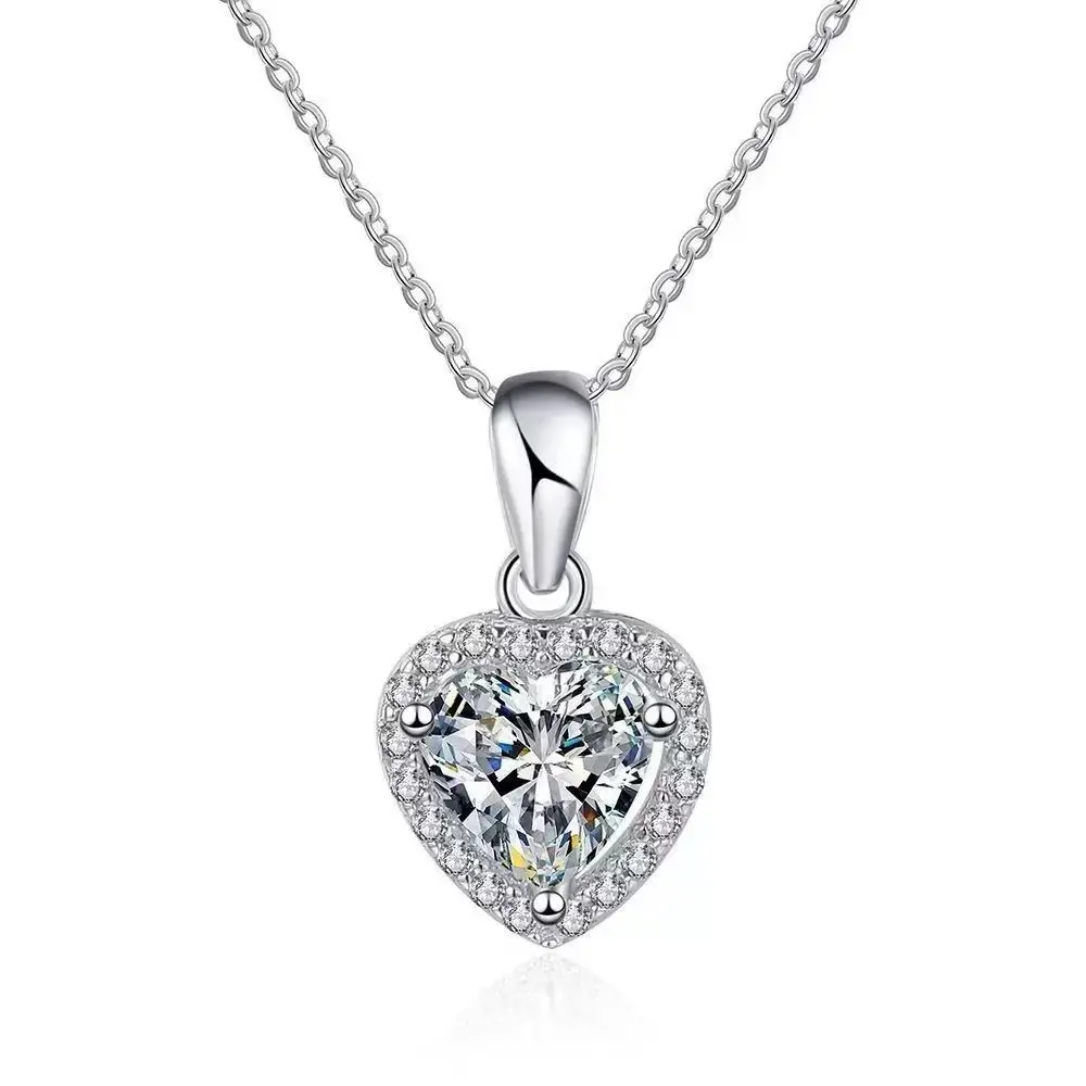 Love zircon necklace