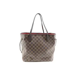 Pre-owned Louis Vuitton Canvas Tote Bags Damier Ebene Neverfull MM Tote Bag (2260000957836)