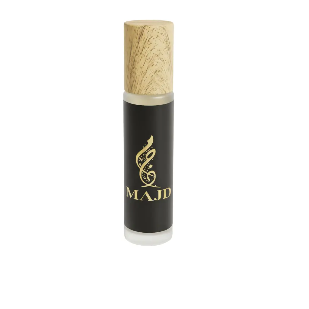 MAJD PERFUMERY Fortune Fleur Alcohol-Free Perfume Oil for Women Long Lasting Roll-On with Pink Pepper Lemon Jasmine Iris Patchouli Musk Notes