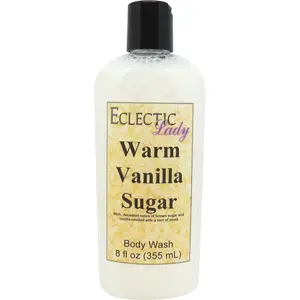 Warm Vanilla Sugar Liquid Pearl Body Wash, 3 in 1 Use for Bubble Bath, Hand Soap & Body Wash