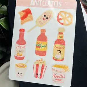 Antojitos sticker sheet