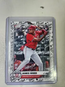 Topps James Wood #65 Rookie 2025 All-Star Game Baseball Trading Card Washington Nationals Collectible for Fans & Collectors
