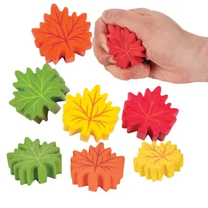 Bulk 48 Pc. Mini Leaf-Shaped Stress Toys
