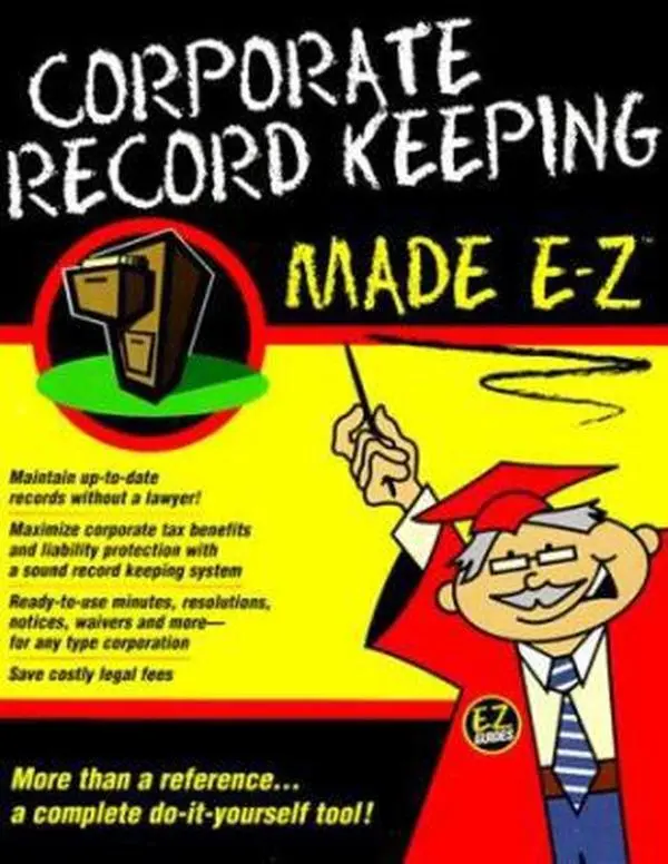 USED Book - Corporate Record Keeping Made E-Z (Made E-Z Guides) by Arnold S. Goldstein (Paperback) - english