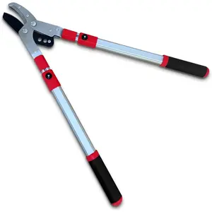 GG22A Telescopic Extendable Anvil Lopper with Compound Action, 27-40 Inch Telescopic Tree Trimmer, Long Handled Branch Cutter with⌀ 2 Inch Cut Capacity, Chops Thick Branches with Ease.