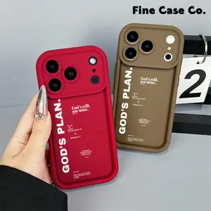 God's Plan Cross Faith Quote Philippians 4:13 Soft Phone Case compatible with iPhone 17 Pro iPhone 16 Pro Max 15 Plus 14Pro 13 12 11 XS Max XS XR & Samsung Galaxy S25 Ultra S24 Plus S23 shockproof protective elegant inspirational design