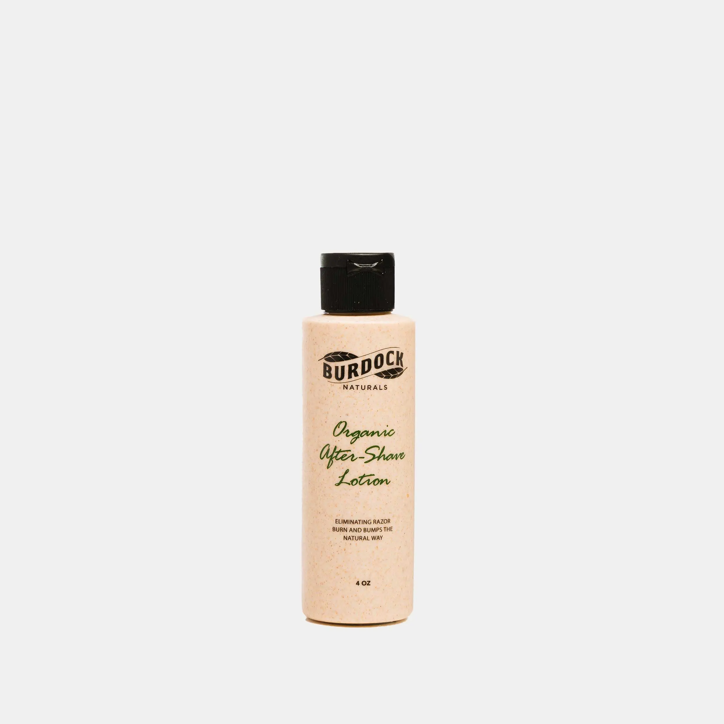 Burdock Natural Shaving Lotion -  Organic, Herbal & Soothing After Shave for Razor Bumps and Irritation - 4oz Tube for Gentle Cleansing and Hydration