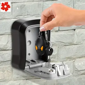 New Key Safe Security Storage Lock Box 4 Digit Combination Wall.safe