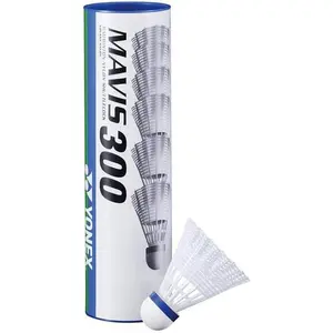Mavis 300 White Nylon Shuttlecocks 1/2doz