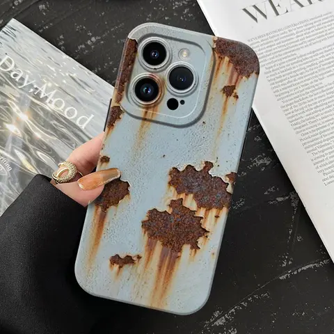 Rustic Creative Silicone Cellphone Case - Bump-ready TPU Casing, Precise Fit, Full Protection Phone Accessory for iPhone 18,17,17E,16,15,14,13,13mini,12,11 Pro Max Plus,X,Air