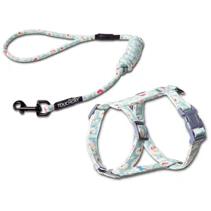Touchcat Radi-Claw Durable Cable Cat Harness an d Leash Combo