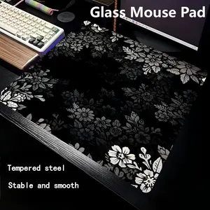 Control Type Glass Mouse Pad Professional Fps Gaming Smooth Feel, High-Quality Precision Control Surface, Ideal for Gamers & PC Users, Gaming Mousepad