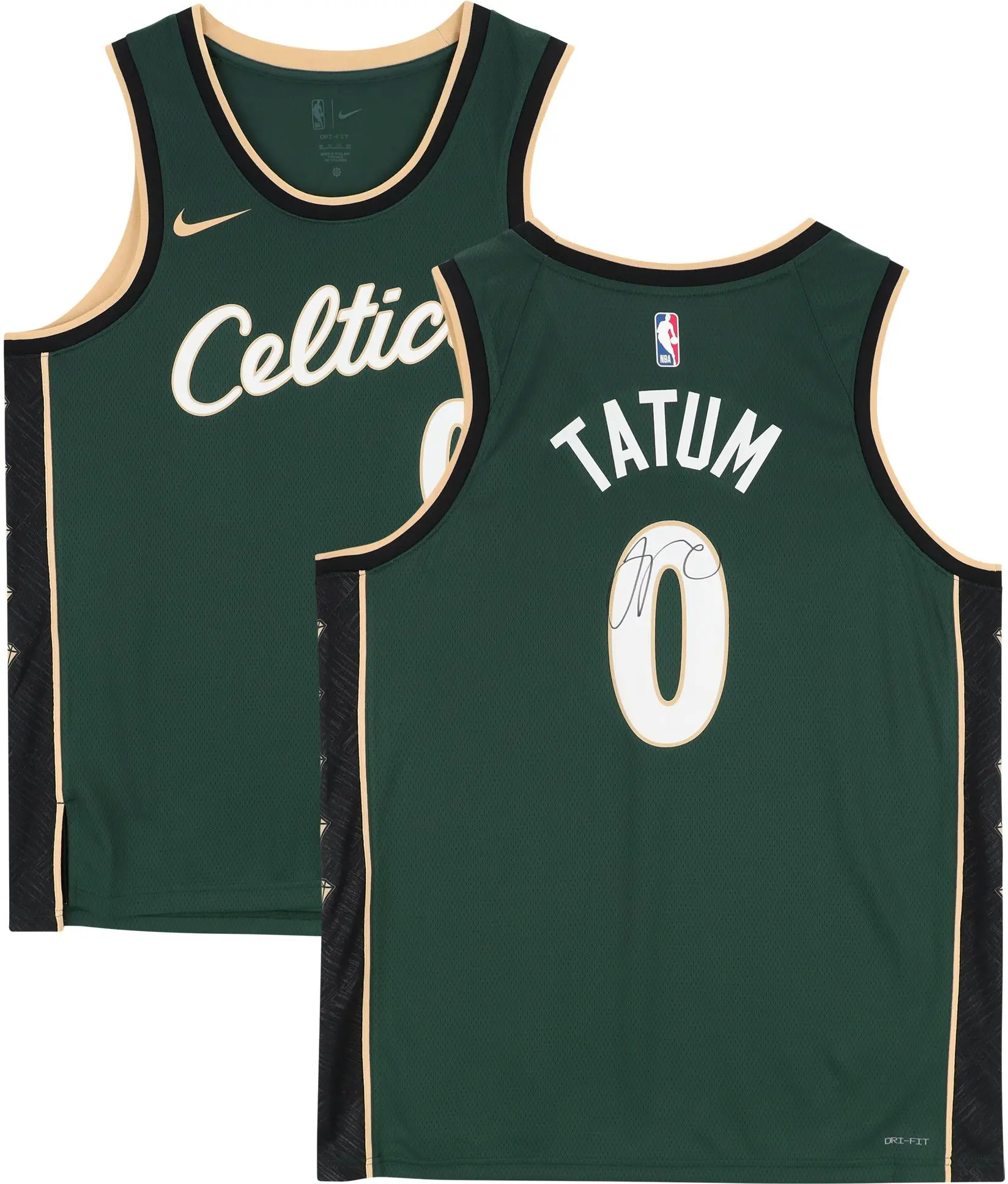 Jayson Tatum Boston Celtics Autographed Green Nike 2022-2023 City Edition Swingman Jersey - Fanatics Authentic Certified