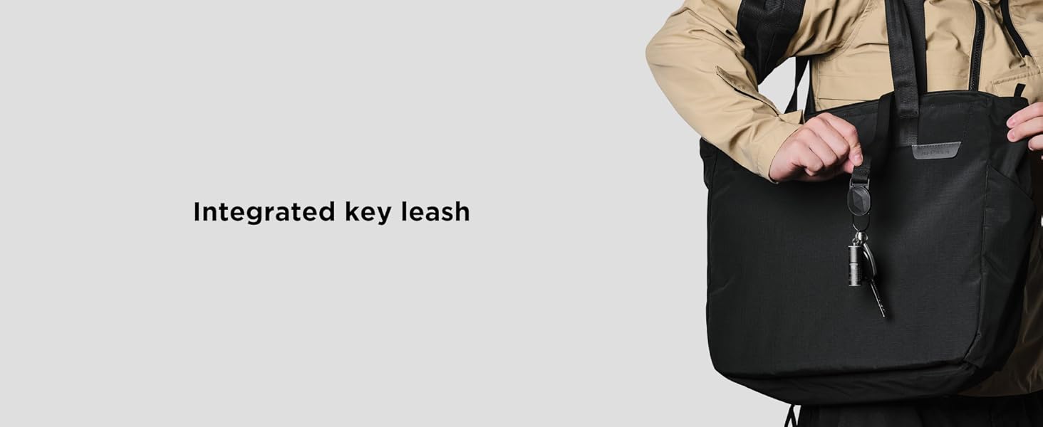 ALPAKA Metro Tote Bag 14L- Build 16" Laptop & Tablet Sleeve with zipper, External Bottle Pocket,Luggage pass-through