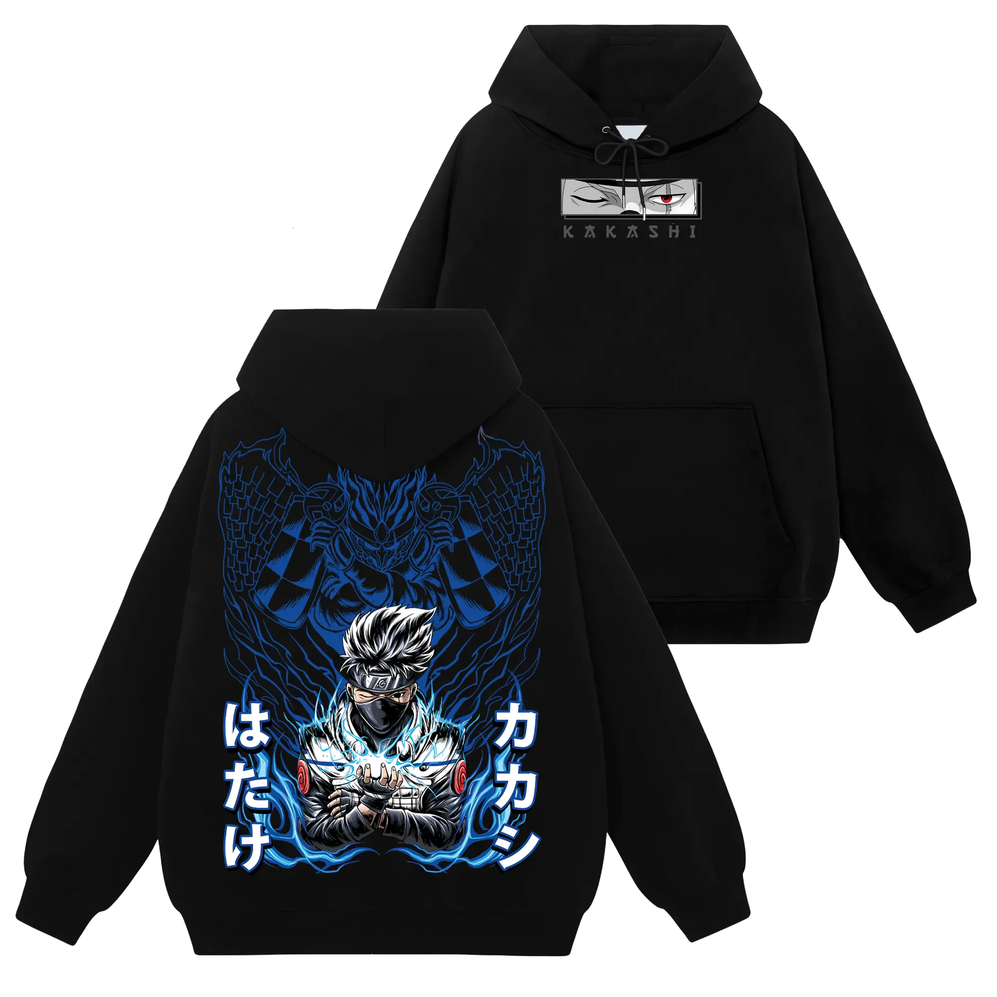 [Shinobi Shop] Limited Kakashi Hatake - Naruto Shippuden #132 Hoodie T-Shirt Sweatshirt, Retro Vintage Unisex Graphic 90s Cotton, Gift For Wibu, Anime Manga Y2K Streetwear Apparel Everyday