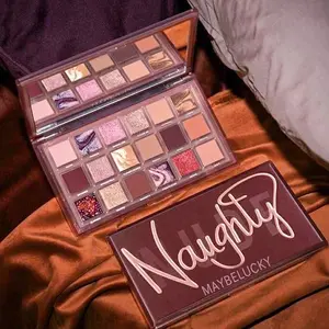 Bestselling 18-Color Reverse Rose Eyeshadow Palette Matte & Shimmer Finishes Inspired Shades with Sparkling Glitter