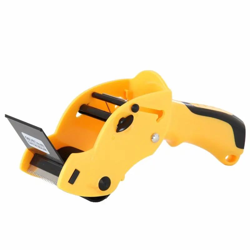 1pc Portable Handle Tape Dispenser Box with 2.36inch Built-In Tape Cutter - Sealed Adhesive Roll Holder, Compact & Hygienic Design for, Office,, or On-the-Go Use - Easy-Access Tape Dispenser for s & (No Blade