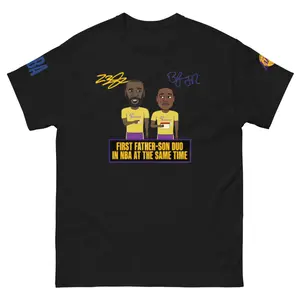 Lakers Father-son basketball Duo Unisex Cotton tee