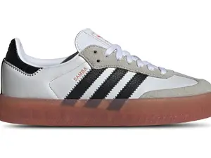 adidas Sambae White Black Semi Coral (Women's) - Fresh Color Pop Street Essential