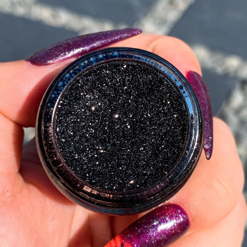 Sabbath Glitter Gel - Slayfire Cosmetics Metallic Black Cosmetic Glitter