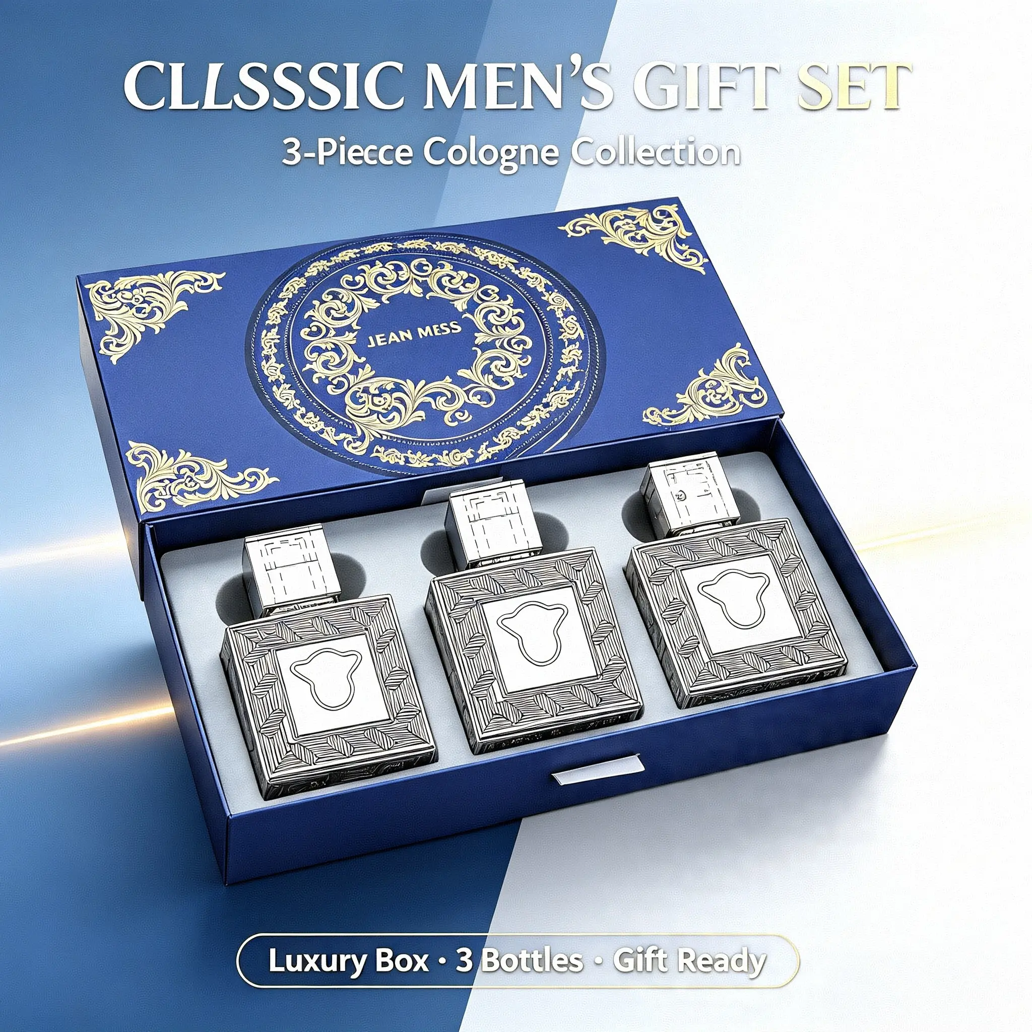 Luxury 3Pcs Men Cologne Gift Box Set For Him