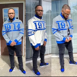 Phi Beta Sigma Reflective Bomber Jacket