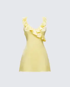 Matilda Yellow Mini Dress