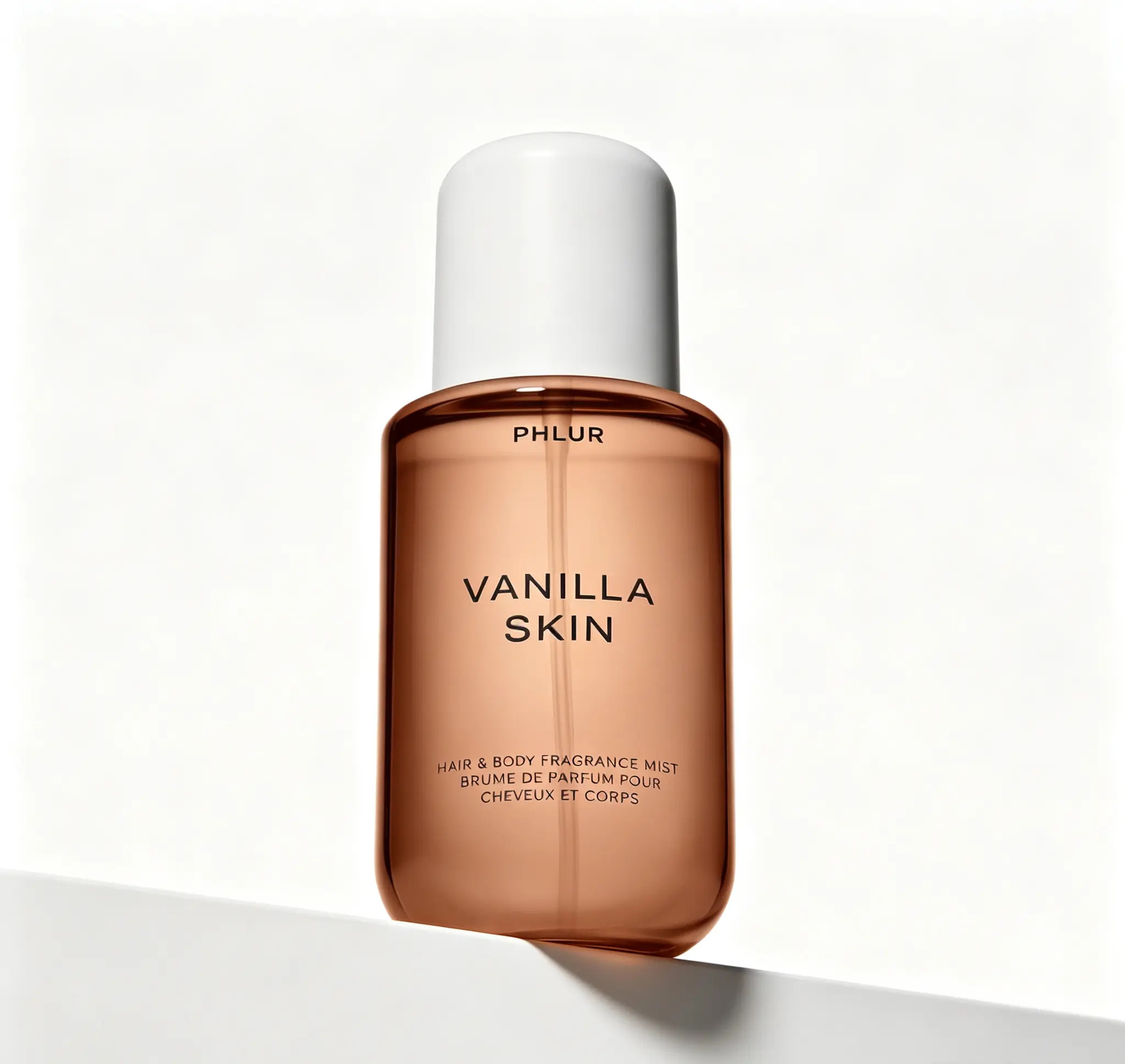 PHLUR Vanilla Skin Body Mist, 8 Fl Oz / 240ml, Hair & Body Perfume Spray for Women, Warm Vanilla Scent with Pink Pepper, Cashmere Wood & Sandalwood, Soft Daily Wear Fragrance