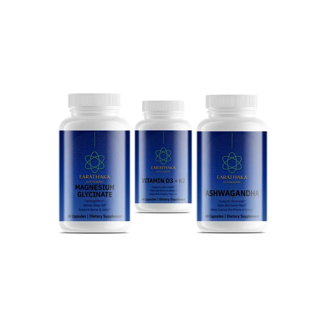 Back to Balance | Sleep, Stress & Recovery System | Magnesium Glycinate, Ashwagandha & Vitamin D3 + K2