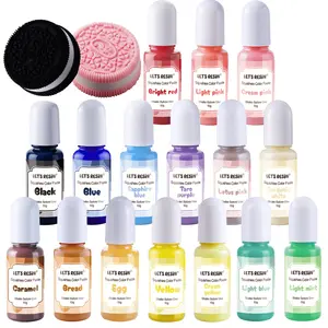 Silicone Pigment Dye for Taba Squishy, 16 Colors Opaque Pigment Paste for Silicone Rubber Mold Making, Vibrant Colorant for Squishy Maker Coloring- LET'S RESIN