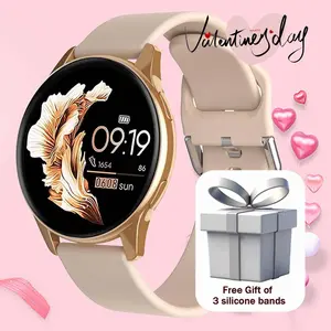 Fashion Smartwatch Unisex 1.52 Inch Wireless Calling Message Reminder Fitness Tracker Compatible iOS Android 3 Straps Sports Smart Watches