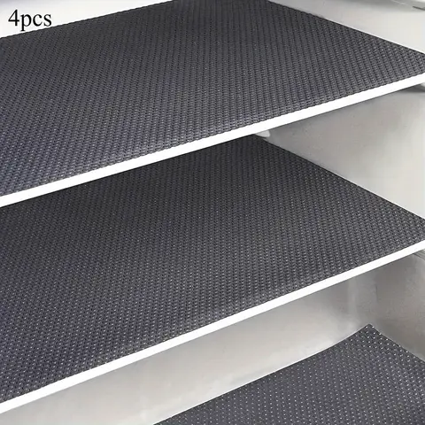 4-Pack Refrigerator Mat Liners, Washable Waterproof & Oil-Resistant Fridge Shelf Liners, Cover Pads for Freezer, Cupboard, Cabinet & Drawer