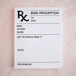 Book Prescription Notepad