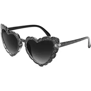 EyeconicFinds Love Heart Shaped Sunglasses for Women Trendy Retro Cat Eye Mod Style Stylish Glasses B2336