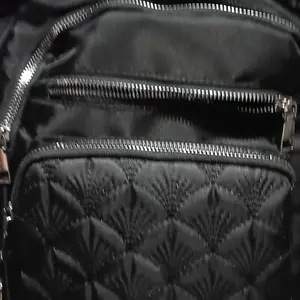 Women's Solid Color Quilted Backpack, Fashionable Backpack with Cute Fluffy Pom Pom Bag Charm, Casual Lightweight Multi-pocket Backpack for Daily Used, Fall Outfits, Fall Freshness, Zipper Backpack Trend