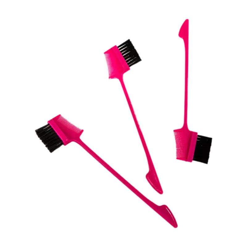 NC Hair Dual-Head Eyebrow-Eyelash Spoolie Brush, Lightweight Cosmetic Tool for Daily Eyebrow Grooming, Makeup Edge Cleaning & Travel Use, Smooth Hair Accessory, Eyebrow Brush