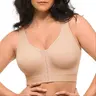 Shapellx Shapewear with bra Bare Essentials AirSlim Unlined Wireless Back Support Bra
