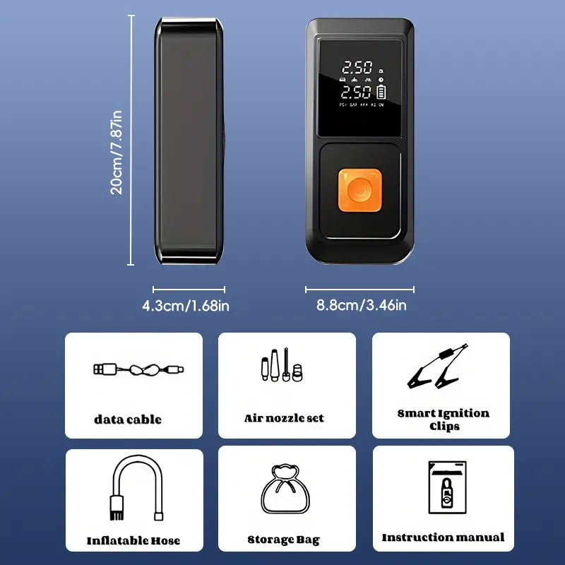 DALUAGUI】 New Year Winter Savior Portable Car Jump Starter