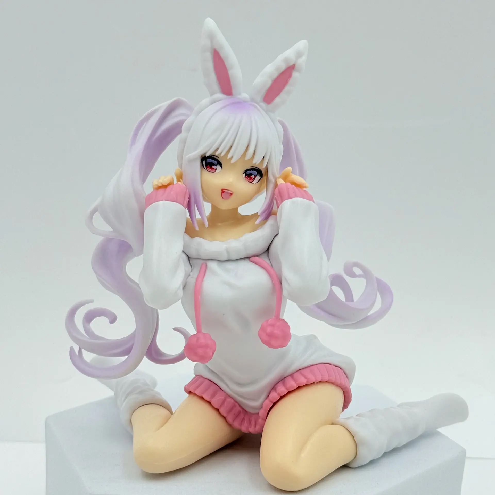 Victory Goddess Niki Alice Cosplay Rabbit Girl Car Dashboard Decoration, Anime Character Collectible Figurine, Unique Gift Idea