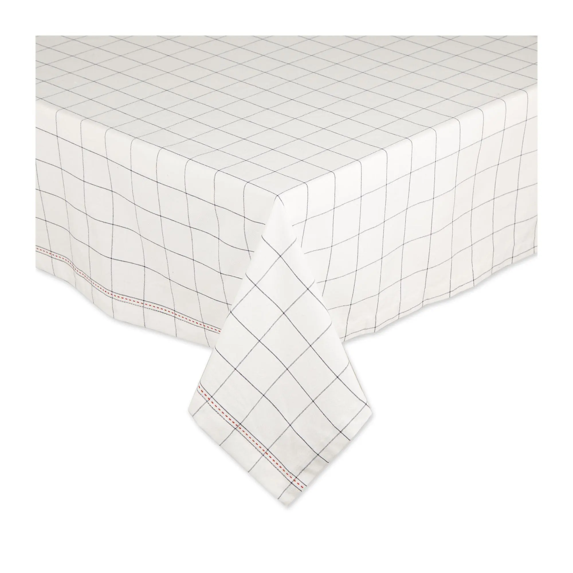 Design Imports 60" x 104" Kitchen Windowpane Tablecloth Design Imports 60" x 104" Kitchen Windowpane Tablecloth