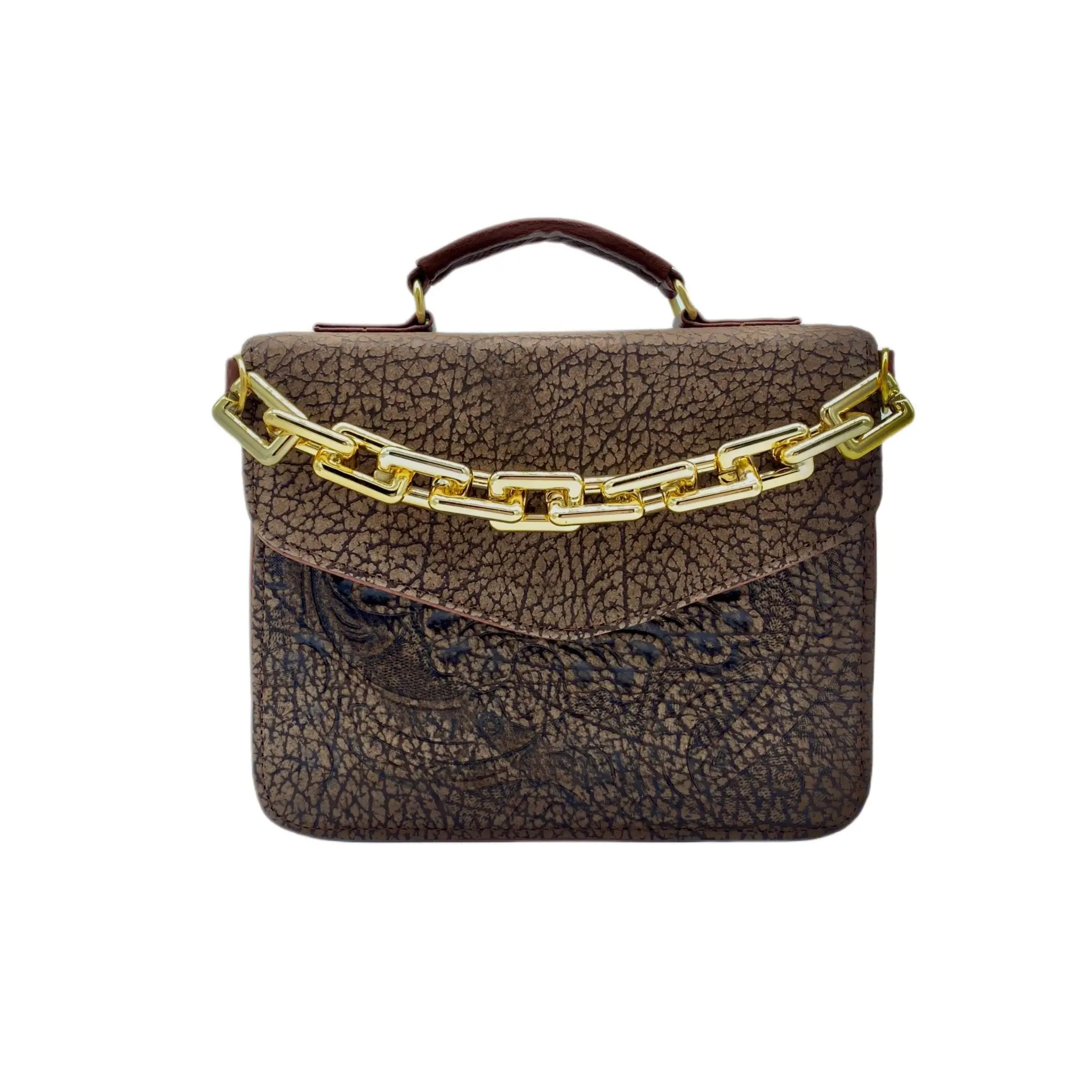 Artisanal Fiore Floral Leather Purse