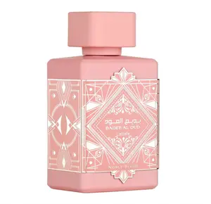 Bad'ee AI Oud Noble Blush Eau De ParfumSpray 100ML (3.4 OZ) By Lattafa | A Sweet, CreamyFloral Fragrance With Woody Notes