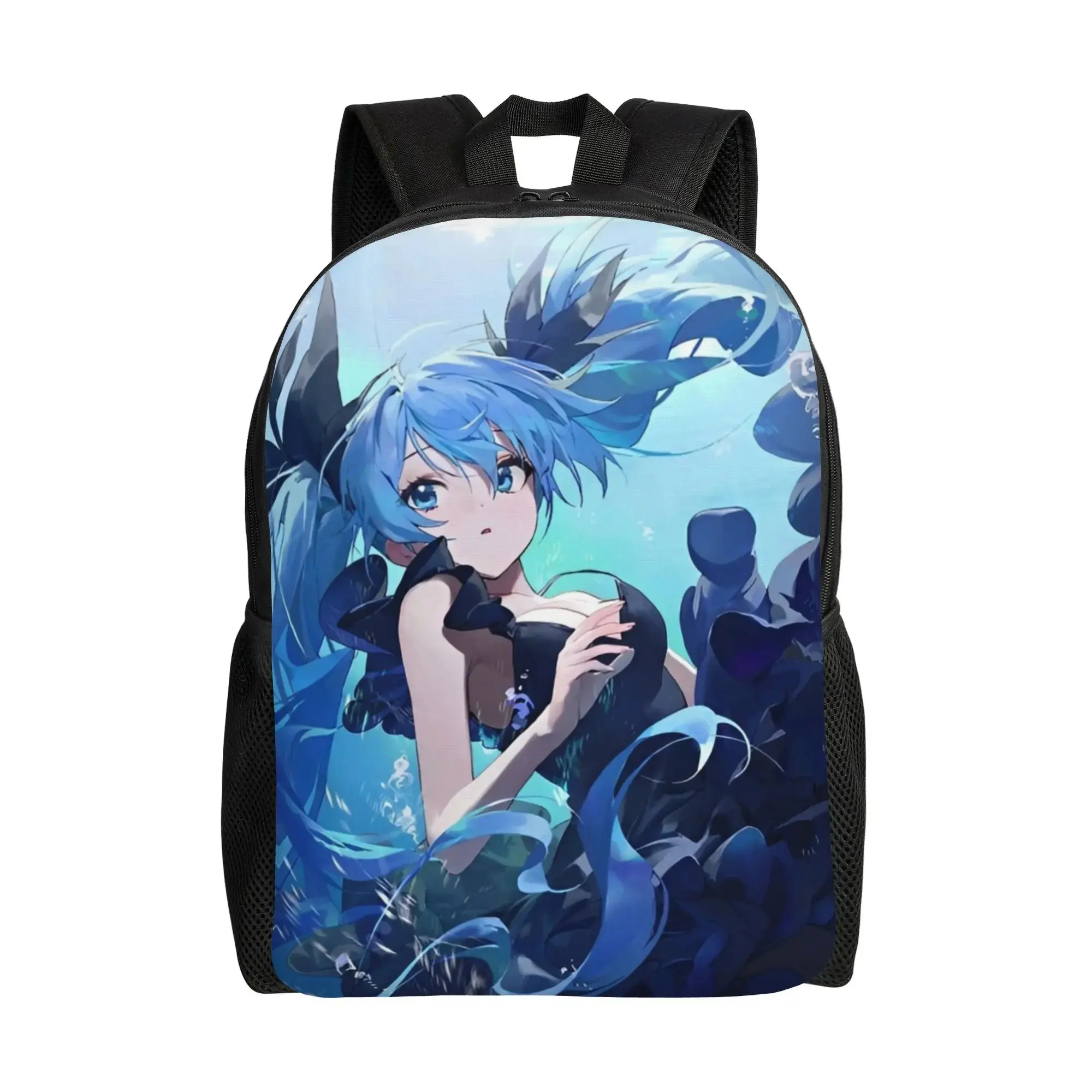 Hatsune Miku  Backpack Sports High School Hiking Travel Vocaloid Girl Anime  Daypack for Men Women Laptop Shoulder Bag