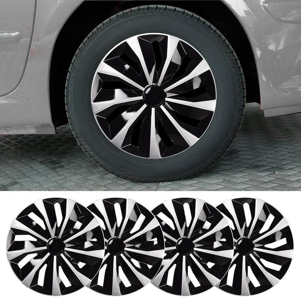 16"  Hubcap Wheel Cover Replacement Kit 4 Pack Hub Caps Wheel Rim Cover
