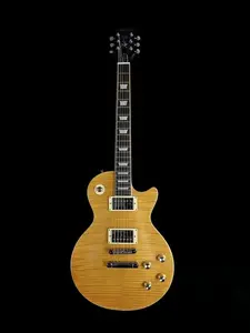 ChillCat Custom Shop  " Greeny Version" Electric Guitar w Solid Maple Cap, 5A Plus Flame maple top , SS Frets, Nashville Bridge, Bone nut