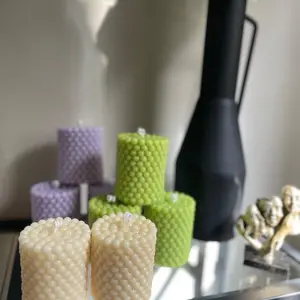 Bema Scented Candle - Vanilla, Lavender, Lime - Decorative Freshener for Aroma and Ornaments - Perfume, Decoration