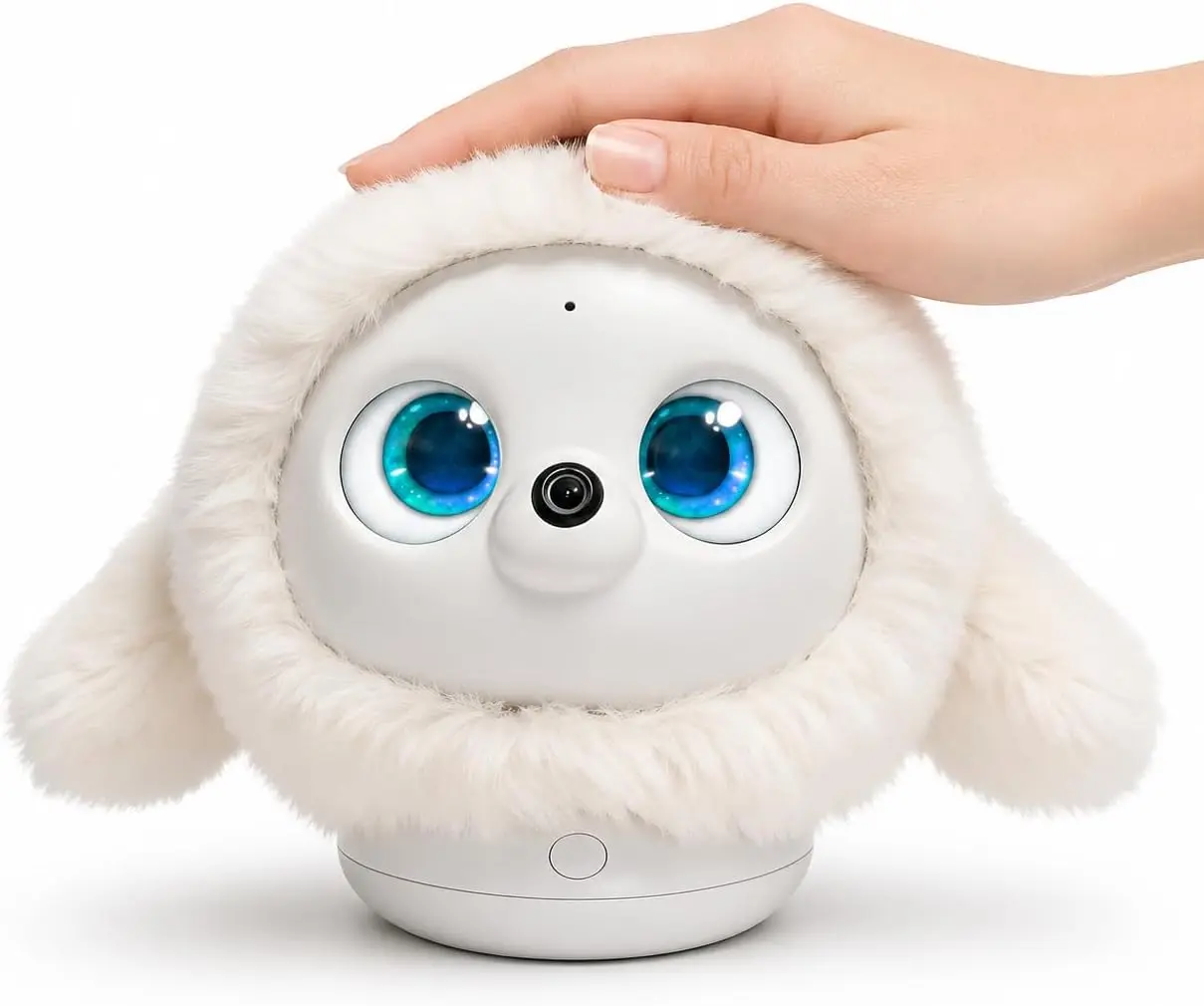 AI Pet Interactive Robotic Companion Robot, Emotional Support for Kids and Adults, AI Desk Emo Robots, Anxiety Relief Comfort Gift (Including Colorful Charging Base)